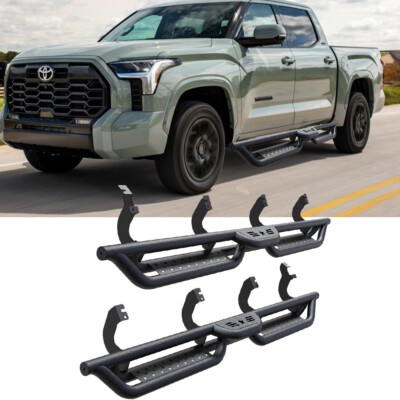 Drop Running Boards for 2022-2026 Toyota Tundra Crew Max Cab Nerf Bars Side Step