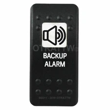 OTRATTW Carling Technologies Contura II Rocker only, BACKUP ALARM, WHITE LENS