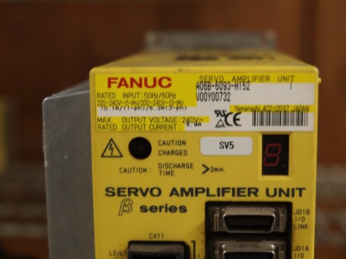 FANUC A06B-6093-H152 Servo Amplifier Unit, (System 1 Pull) - Picture 2 of 8