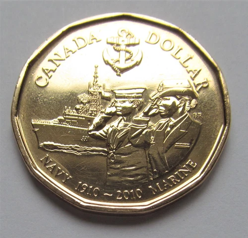 2010 Canada Navy Marine 1 Dollar Loonie - combined shipping