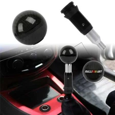 Brand New Ralliart Automatic Car Gear Shift Knob Round Ball Shape Black Real