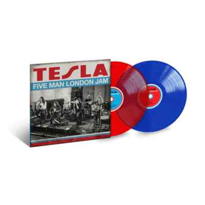TESLA Five Man London Jam Live LTD Ed. 30 Anniversary 2LP Blue & Red COLOR VINYL