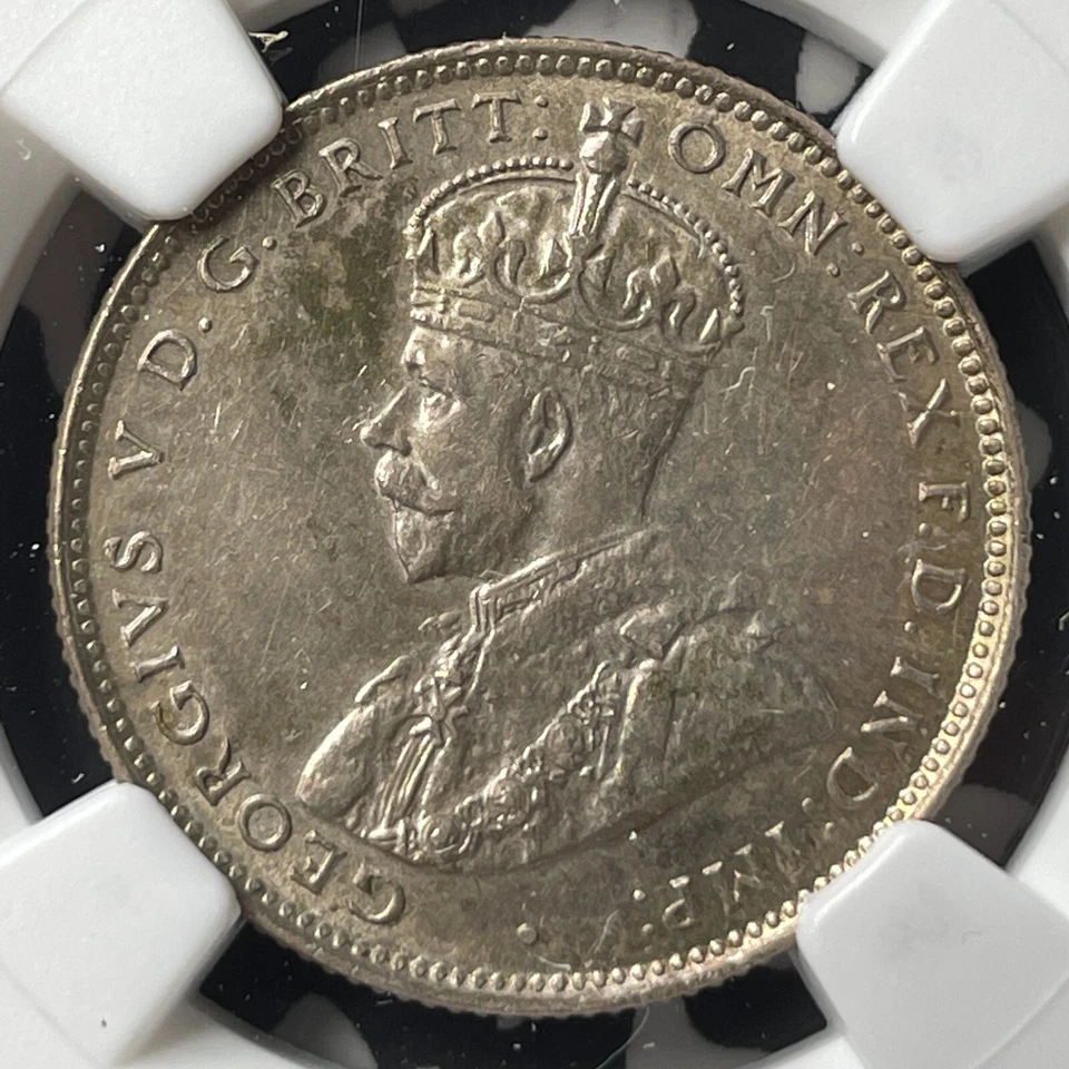 1935 Australia 1 Shilling NGC MS61 Lot#A9875 Silver! Nice UNC! - Image 2 of 3