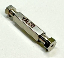 VALCO PN: ZU1 UNION, 1/16" Tube Compression Fitting Stainless Steel
