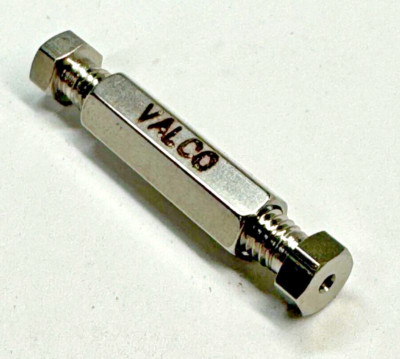 VALCO PN: ZU1 UNION, 1/16'' Tube Compression Fitting Stainless Steel