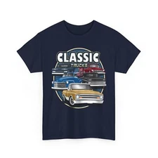 Classic Chevrolet Trucks Vintage Chevy Pickups Tee Shirt T-shirt Shirt C10