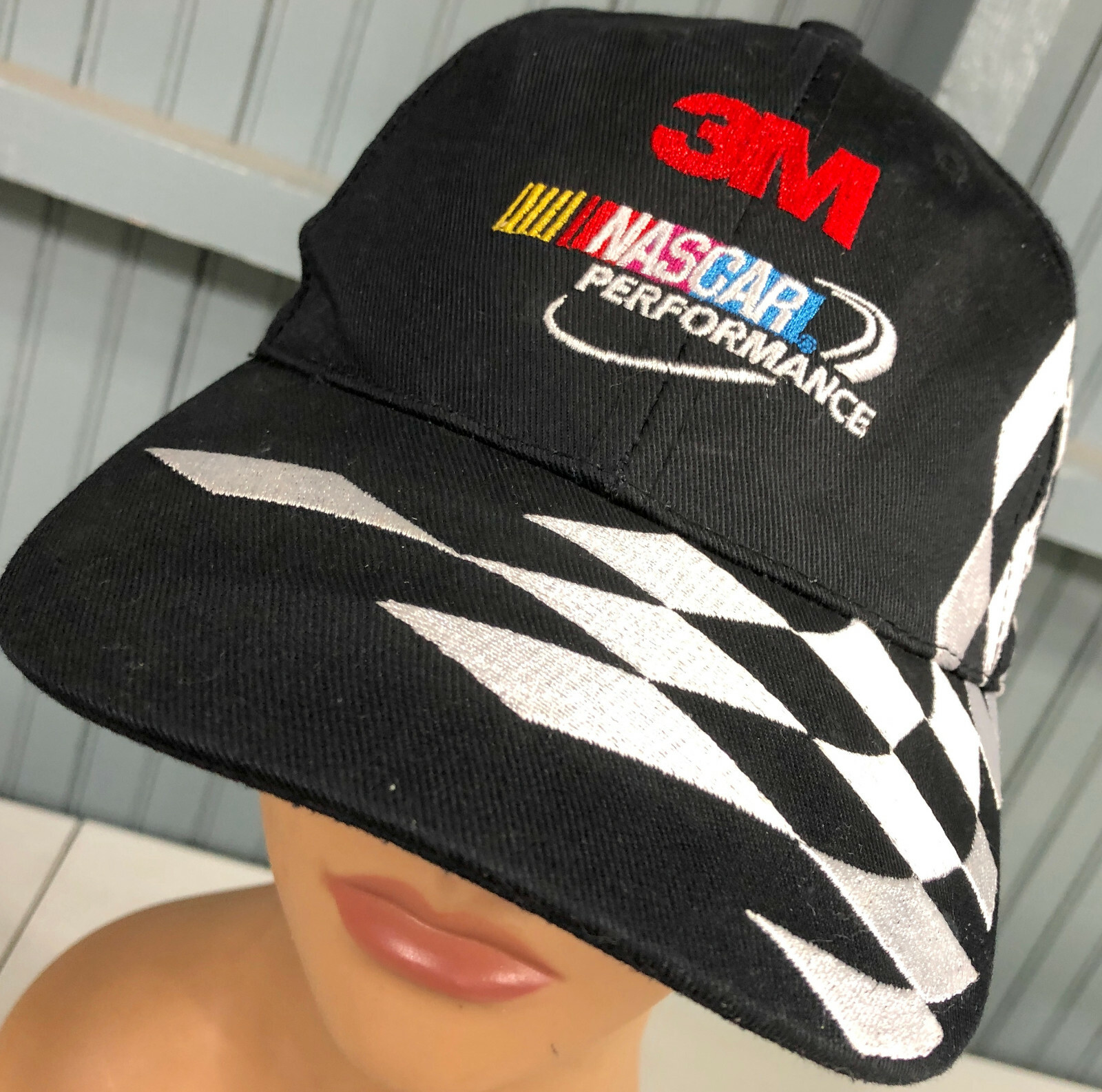 3M NASCAR Racing Motorsports Black Adjustable Basebal… - Gem