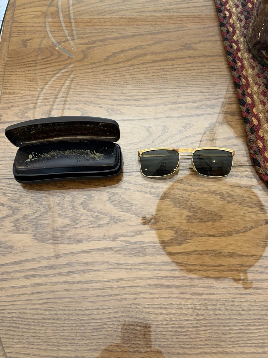 Ray-Ban Gold Square Vintage Sunglasses for sale - eBay