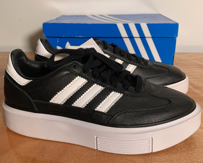 Adidas Turnschuhe Sleek Super 72 Core Schwarz Damen UK 4,5 UVP 120£
