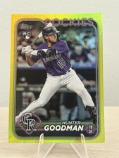 2024 Topps #432 Hunter Goodman RC Gold Foil Colorado Rockies