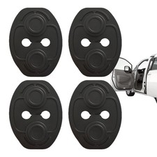 4pcs Car Door Lock Latches Cover Car Silicone Door Latch Protective Cover