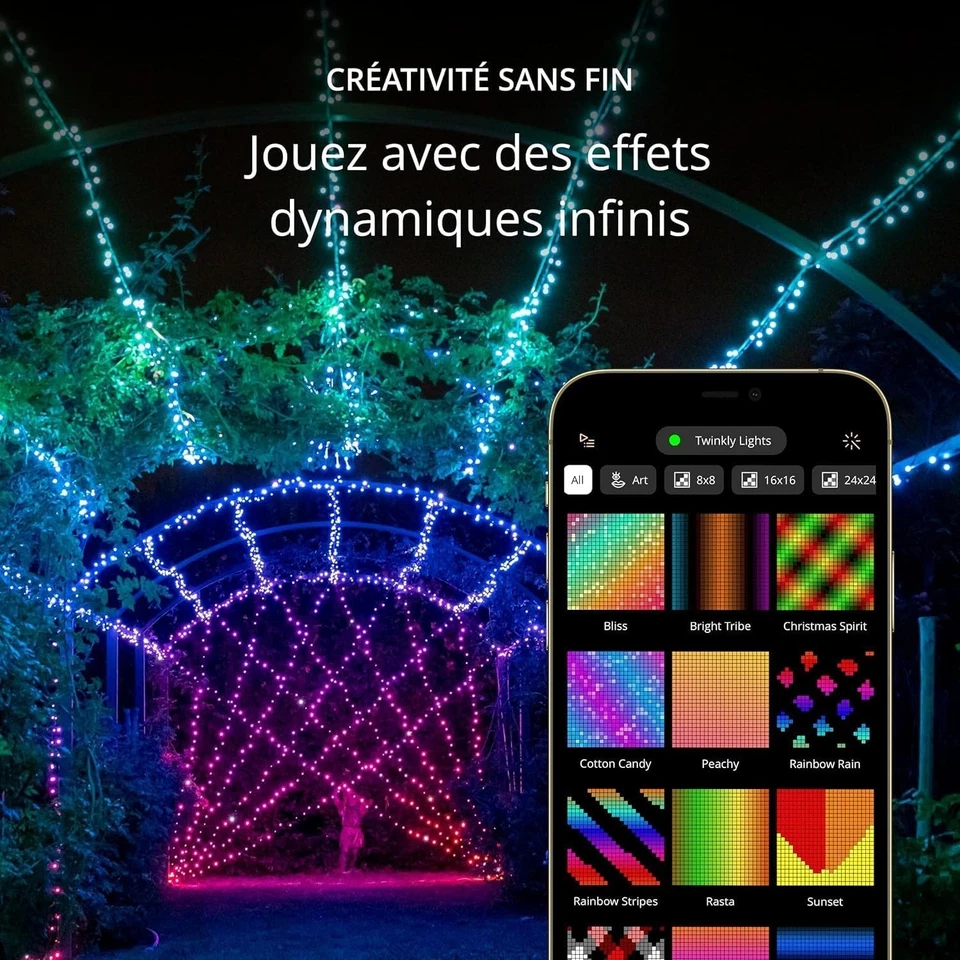 Twinkly Strings – App-Controlled LED Christmas Lights 400 AWW Ecomm - OPEN BOX - Image 4 of 4