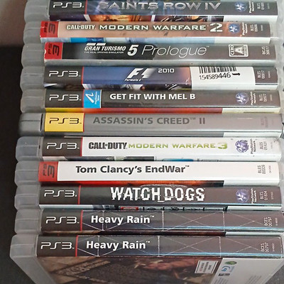 PS3 Spiele Konvolut: Saints Row IV, CoD MW2/MW3, GT5 Prologue, F1 2010