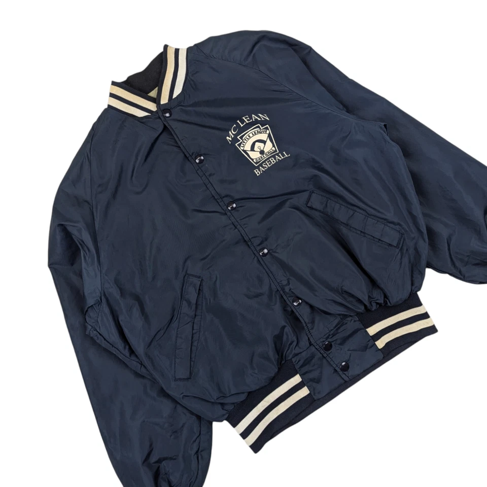 Vintage NAVAL AIR McLean Baseball Varsity Jacket Vintage NBA Varsity Jacket - Image 3 of 4
