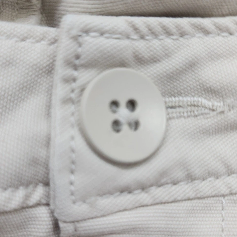 Брюки женские Old Navy 14 бежевые хаки экстра высокая посадка широкие укороченные лодыжки эластичные - Изображение 2 из 4