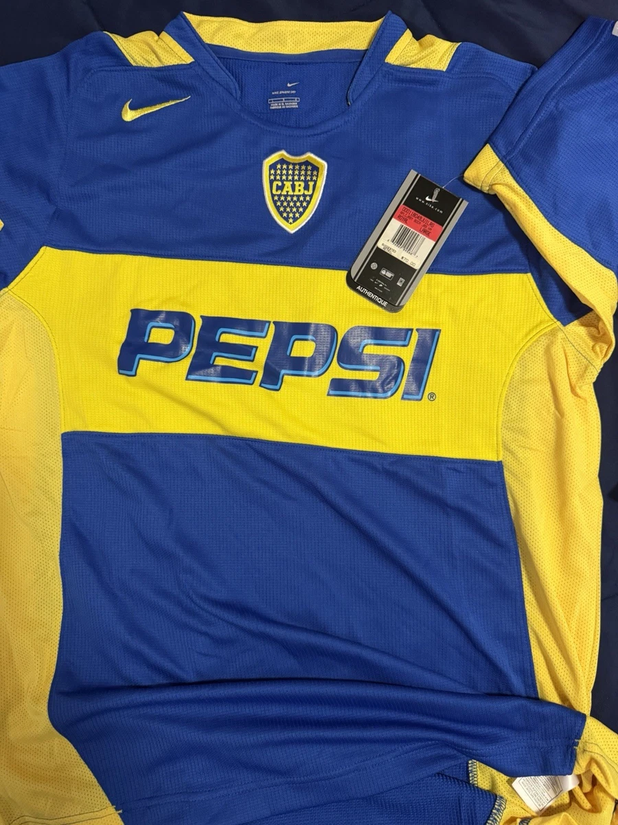 NIKE Boca Juniors 2005 選手支給品　新品未使用　L Las mejores ofertas en Nike talla M Boca Juniors en ropa Fútbol