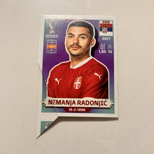Panini FIFA World Cup Qatar 2022 SRB 15 Nemanja Radonjić Serbia Printing Error 