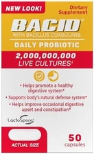 Bacid Daily Probiotic with Bacillus Coagulans 50ct