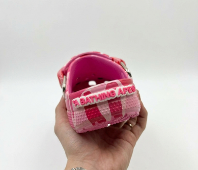 Pink BAPE Crocs, BAPE Crocs Classic Size M4-M10 | eBay