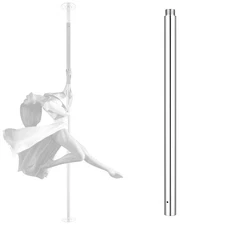 750mm Chrome Extension for 45mm Dance Pole Fitness Spinning Exercise Silver