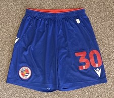 Andre Garcia Matchworn Reading FC 2024/25 Home Kit Shorts, Medium, VGC