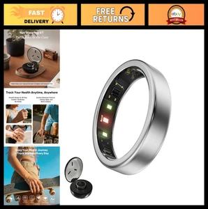 Titanium Smart Ring - Health & Fitness Tracker, Sleep, Heart Rate, SPO₂ Monitor,