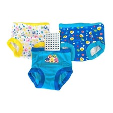 Pinkfong Baby Shark 3-Pack Training Pants With Potty Chart Stickers 3T