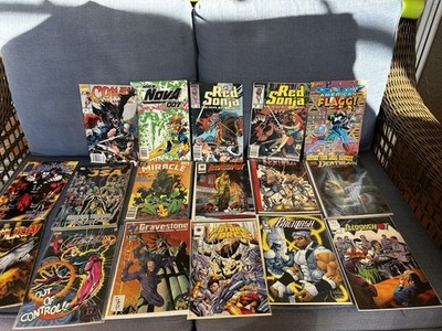 Lot of 17 Mixed Comic Book Titles Red Sonja Blood Shot Comet See Pics (31)