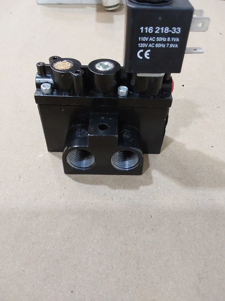 Electroválvula ARO A213SS-120-AA2280 120v 3/8"npt 116 218-33 Foto 4 de 4