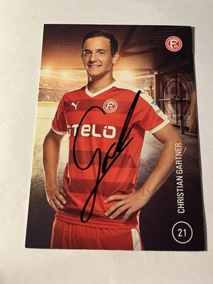 Fortuna Düsseldorf F95 Autogrammkarte Christian Gartner Handsigniert