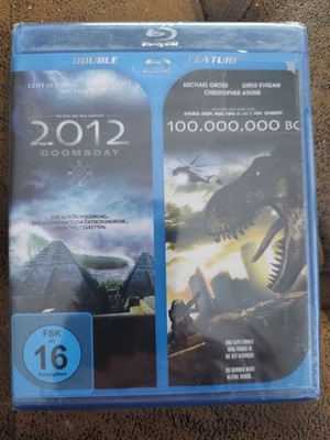 BLU-RAY - 2012 DOOMSDAY  / 100.000.000 BC     NEU & OVP      DOUBLE FEATURE