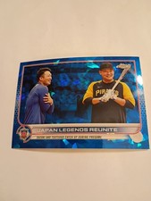 2022 Topps Chrome Update SAPPHIRE CHROME Japan Legends Reunite Card #US218
