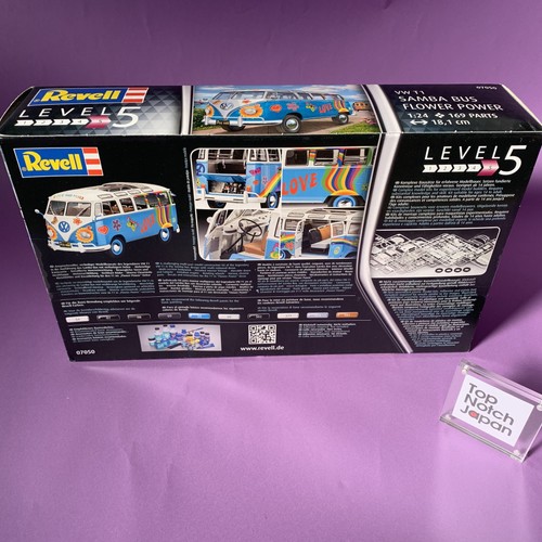German Revell (Revell) 1/24 Volkswagen T1 Samba Bus Flower Power 07050 - Picture 4 of 14