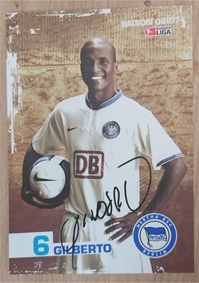   Gilberto   Hertha BSC Berlin   Autogrammkarte 2006/2007  