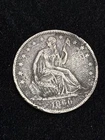 1860 O Seated Liberty Silver Half Dollar