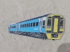 Arriva Trains Wales Class 158 Enamel Brooch Pin Train Badge