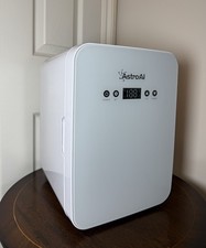 AstroAI Mini Fridge Cooler & Warmer White Digital Display Portable AC UK Plug