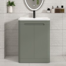 600/700/800 Modern Bathroom Vanity Cabinet Unit Basin Wall Hung Floor Standing