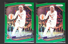 KAHLEAH COPPER 2 Card Lot 2025 Panini Prizm WNBA #62 Green Prizm (2)