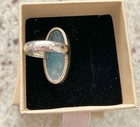 Genuine Aquamarine Oval Size 7 Ring — photo 3