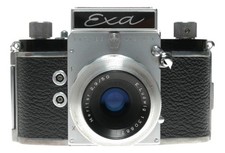 Ihagee Dresden Exa 35mm Film Camera with Meritar 2.9/50 Lens