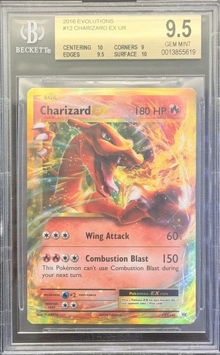 Charizard-EX graded BGS 9.5 for sale on eBay
