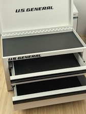 U.s. General Mini Toolbox White Drawer Top Liners  74369 New W Stickers