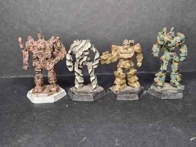 Battletech Lance 4 Ral Partha Metal Awesome Archer Wolverine Crusader