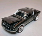 1967 Ford Mustang GT 1:64 Redline Black Metallic Hot Wheels Ultra Hot 06 Diecast