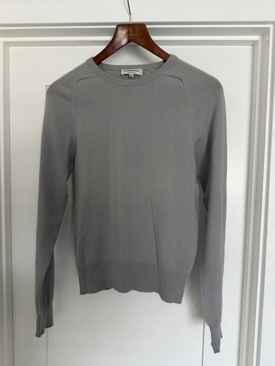 Saint Laurent Sweaters for Men Gray for sale | eBay