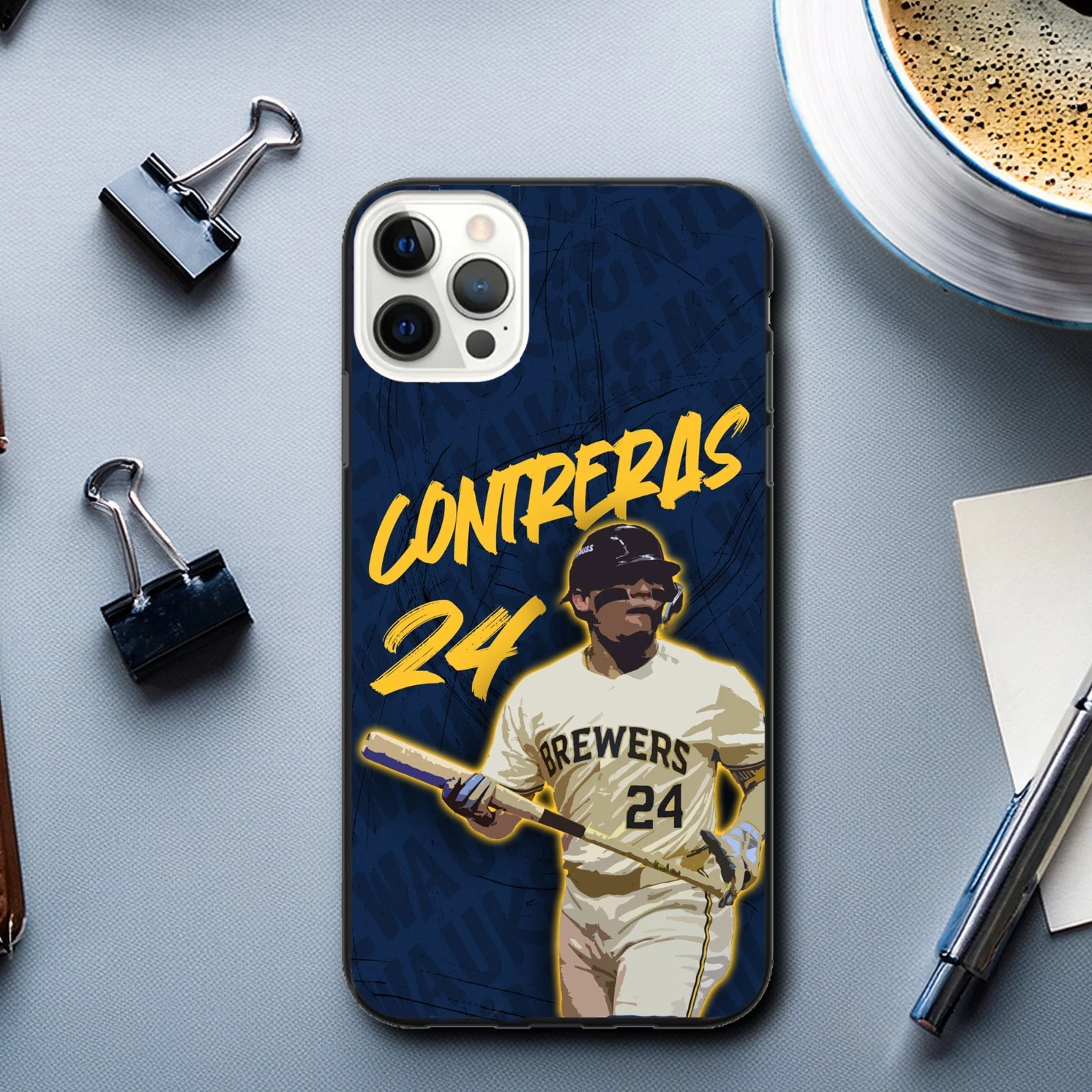 William Contreras iPhone Case & Galaxy Case Baseball Milwaukee Cover