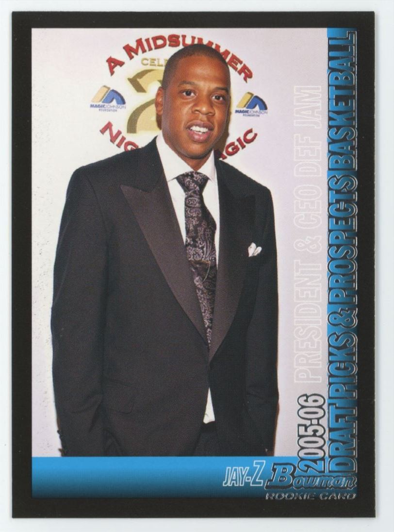 2005-06 Bowman Draft Picks Jay-Z Rookie Rapper #151 A1