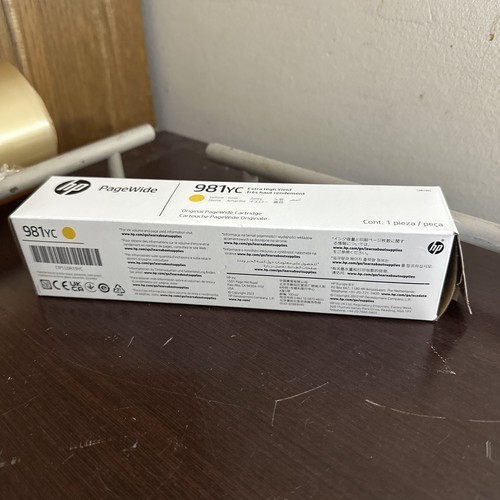 Original HP 981YC PageWide Extra High Yield Yellow Nov 2027 - Bild 1 von 3