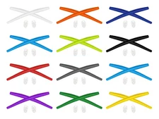 Vonxyz Ear Socks & Nose Pads Rubber Kit for-Oakley Transistor OX3085 -Options